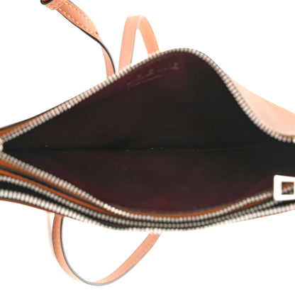Loewe Smooth Calfskin Double Zip Crossbody Black Tan 5 of 10