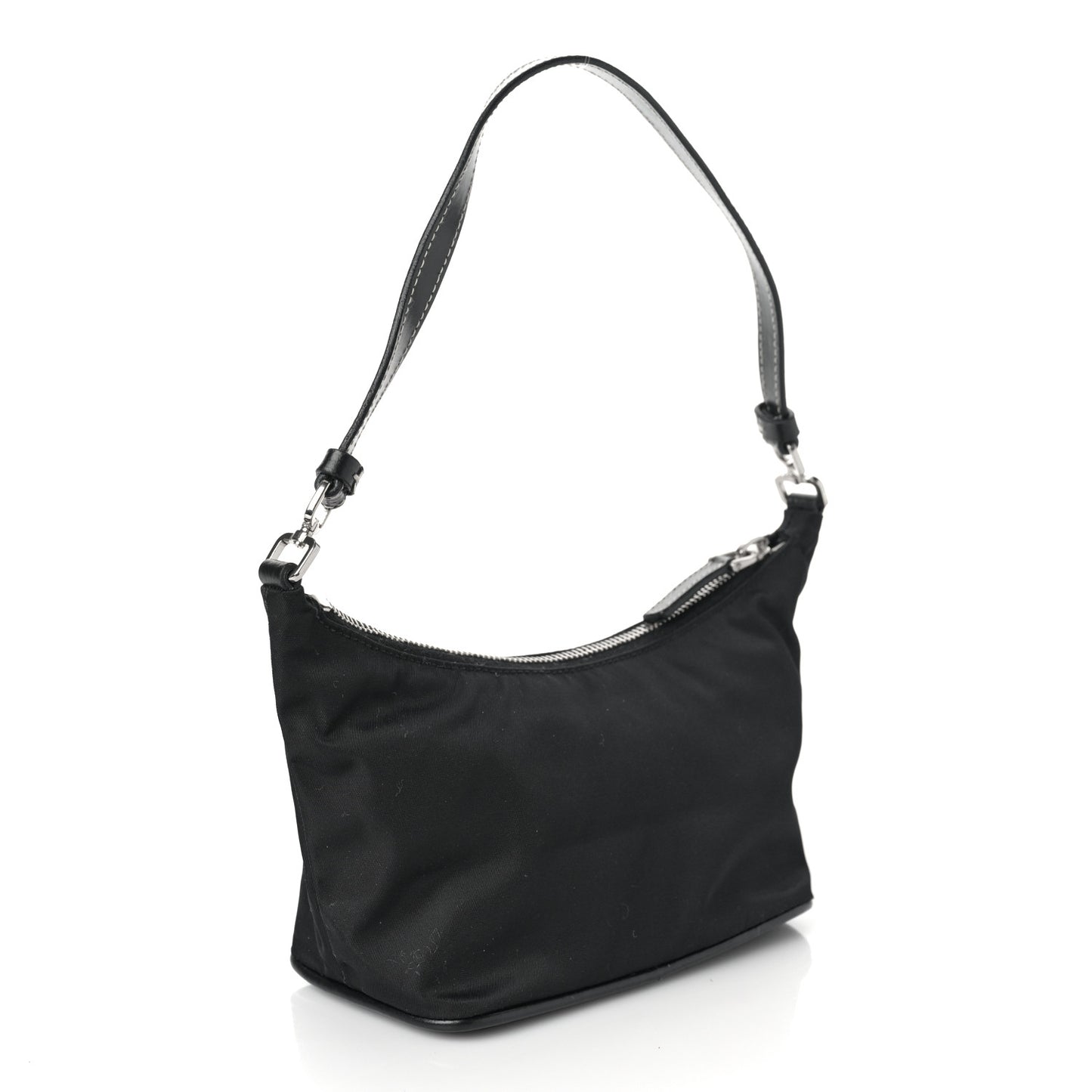 Tessuto Nylon Pochette Bag Black