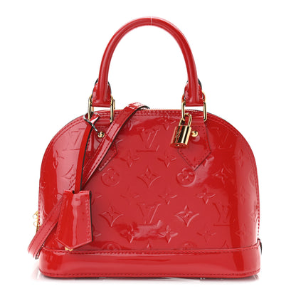 Louis Vuitton Vernis Alma BB Cherry 1 of 8
