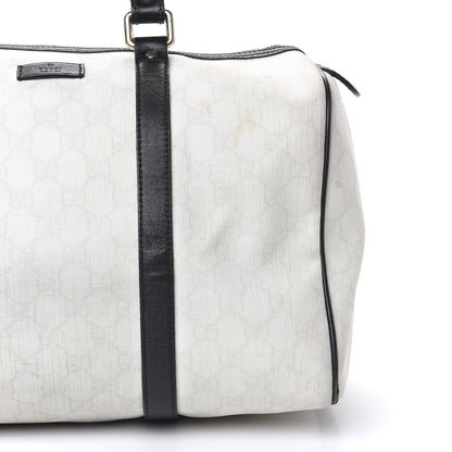 Gucci GG Plus Monogram Medium Joy Boston White Black 17 of 18
