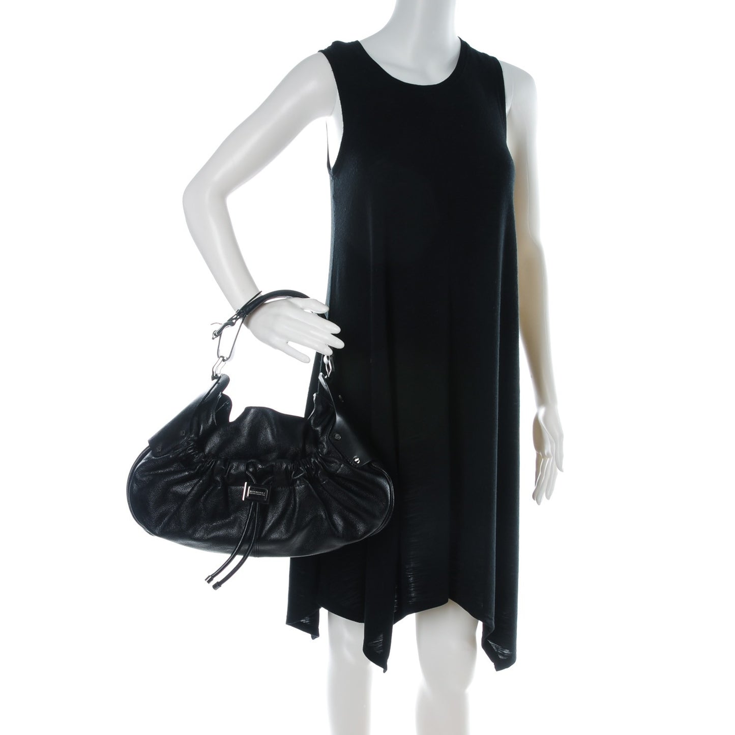 Calfskin Warrior Hobo Black