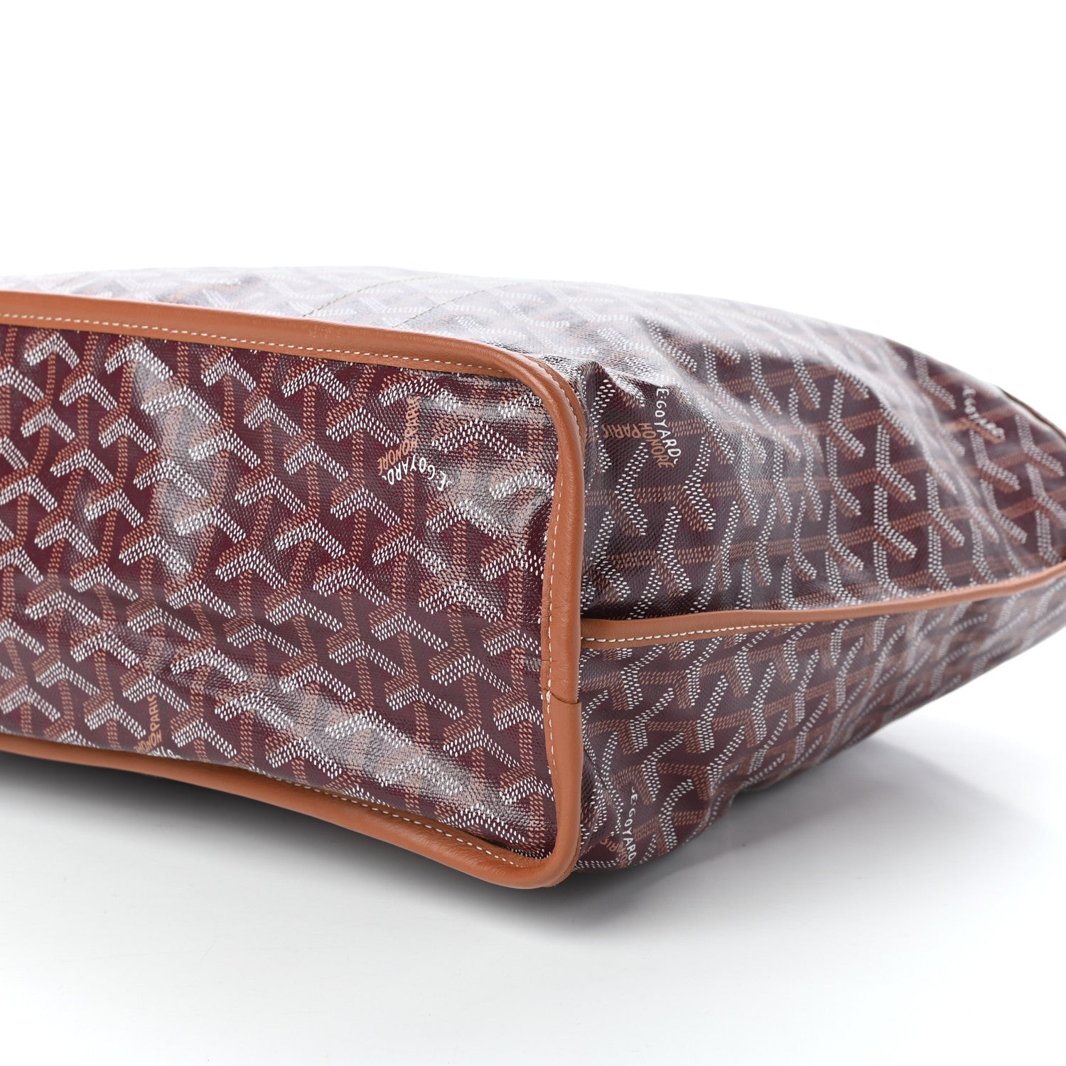 Goyard Goyardine Reversible Anjou PM Burgundy 9 of 14