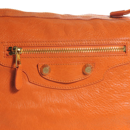 Balenciaga Agneau Giant 12 Gold Hardware Day Hobo Tangerine 5 of 8