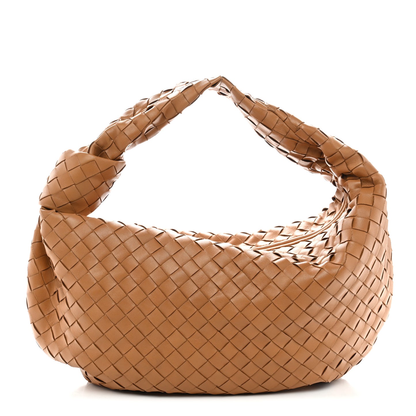Nappa Intrecciato Small Jodie Caramel