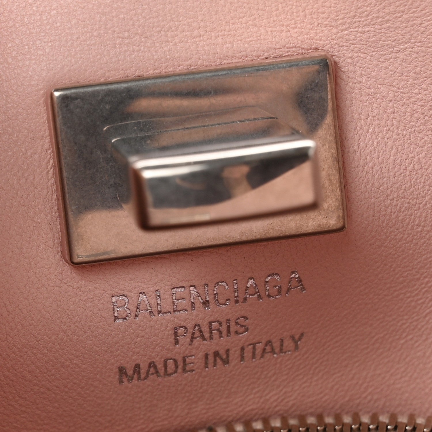 Balenciaga Smooth Calfskin Mini Bel Air Carry All Bag Suede Pink 5 of 8
