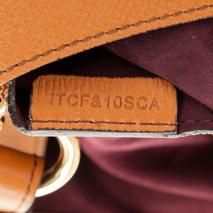Burberry Grainy Calfskin Medium Sycamore Hobo Saddle Brown 8 of 8