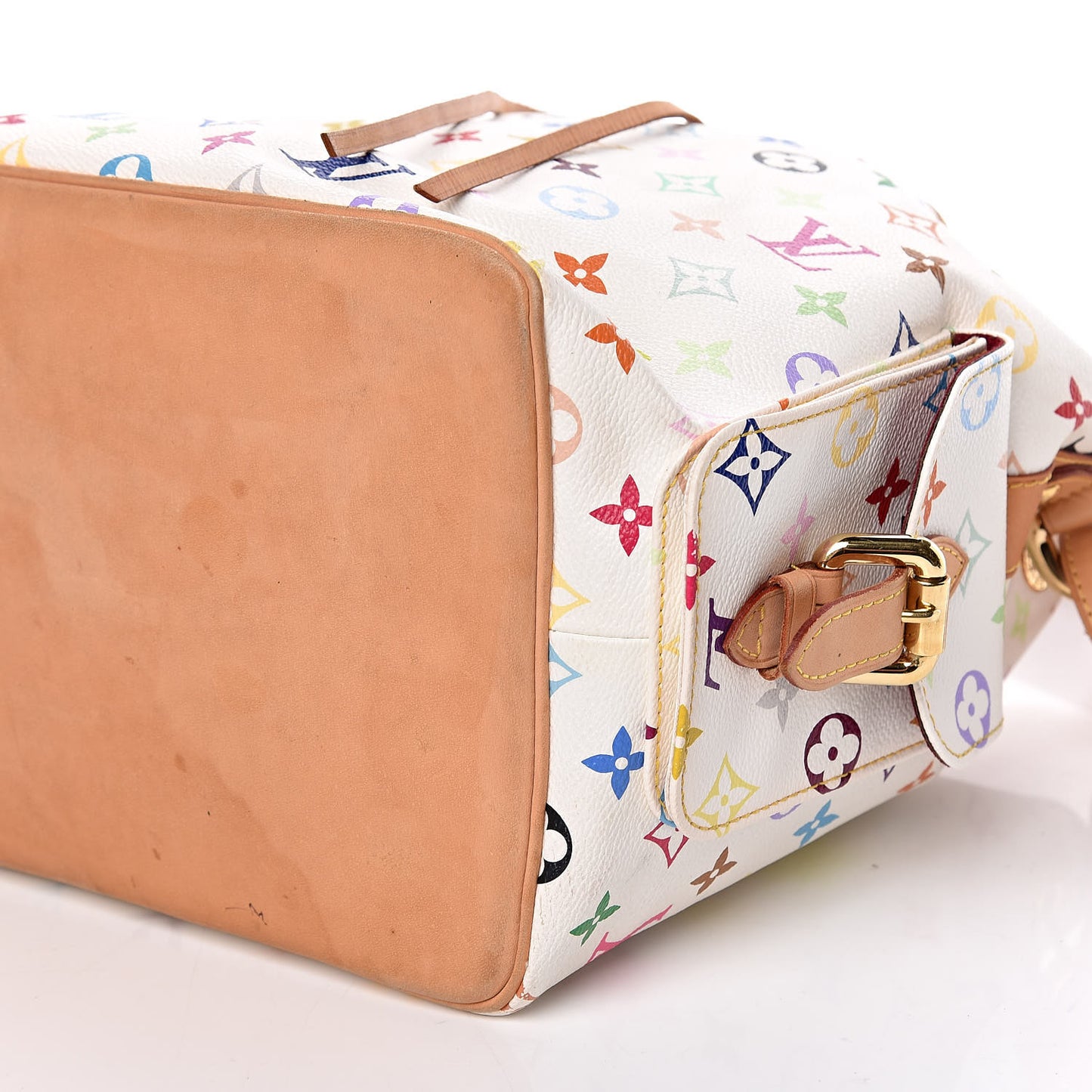 Monogram Multicolor Petit Noe White