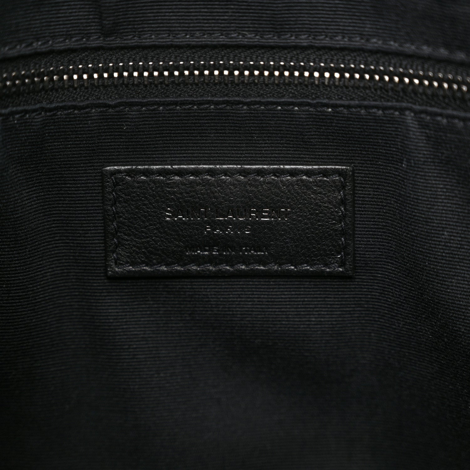 Saint Laurent Crinkled Calfskin Matelasse Monogram Medium Niki Shopper Tote Black 6 of 12