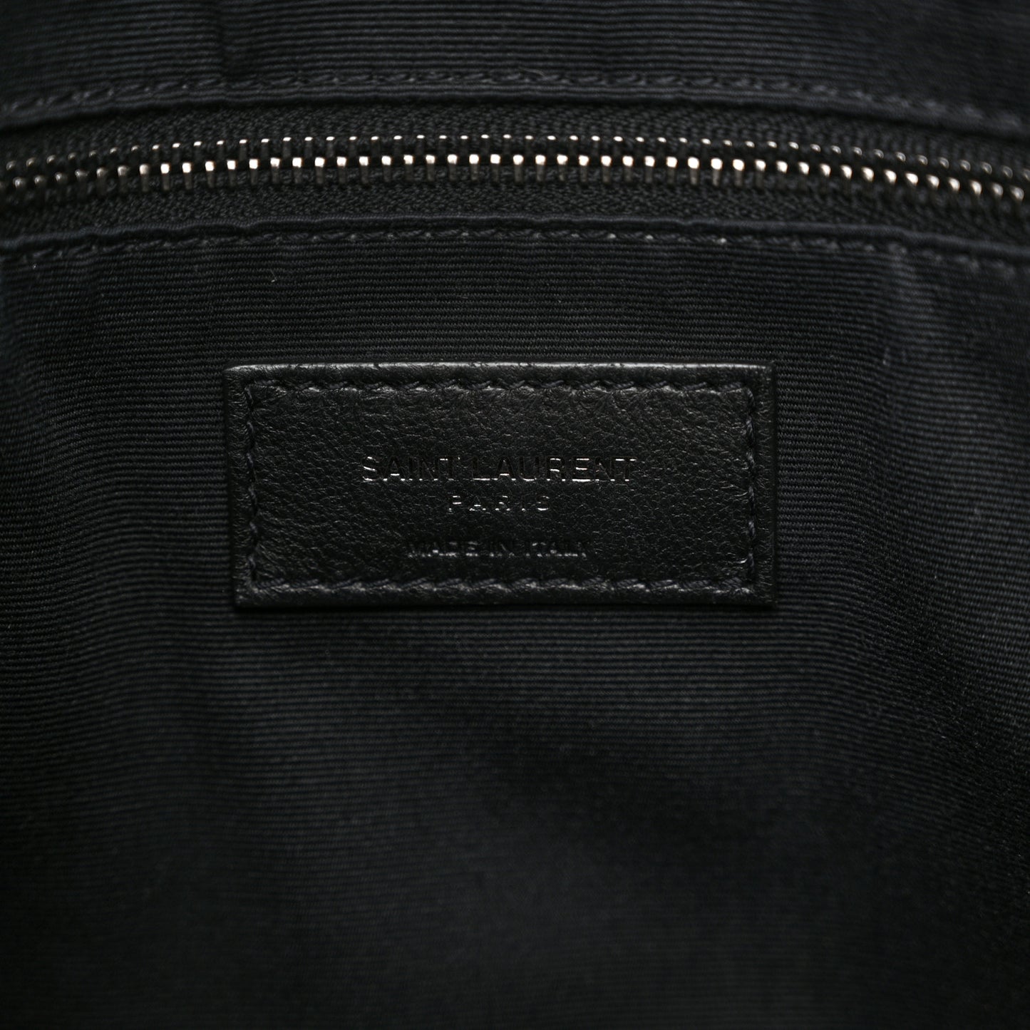 Crinkled Calfskin Matelasse Monogram Medium Niki Shopper Tote Black