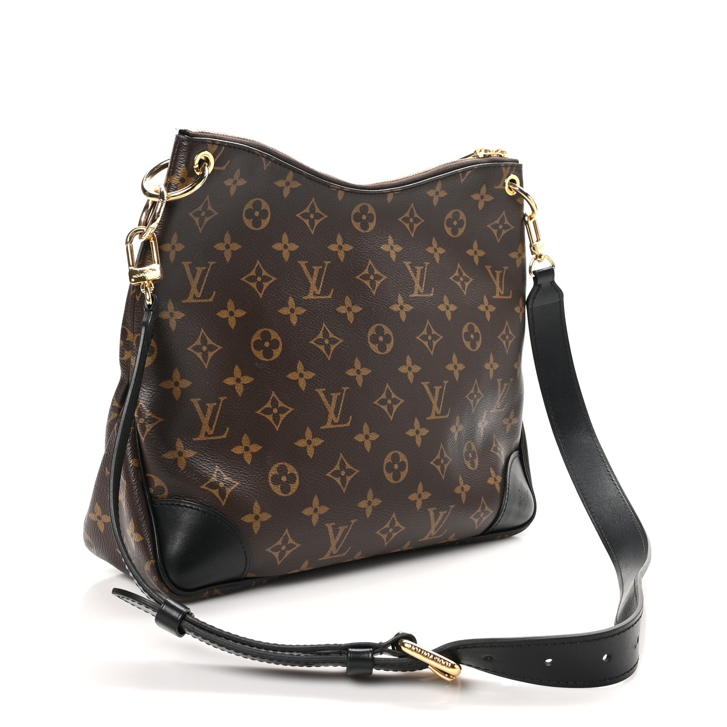 Louis Vuitton Monogram Odeon MM Black 2 of 9