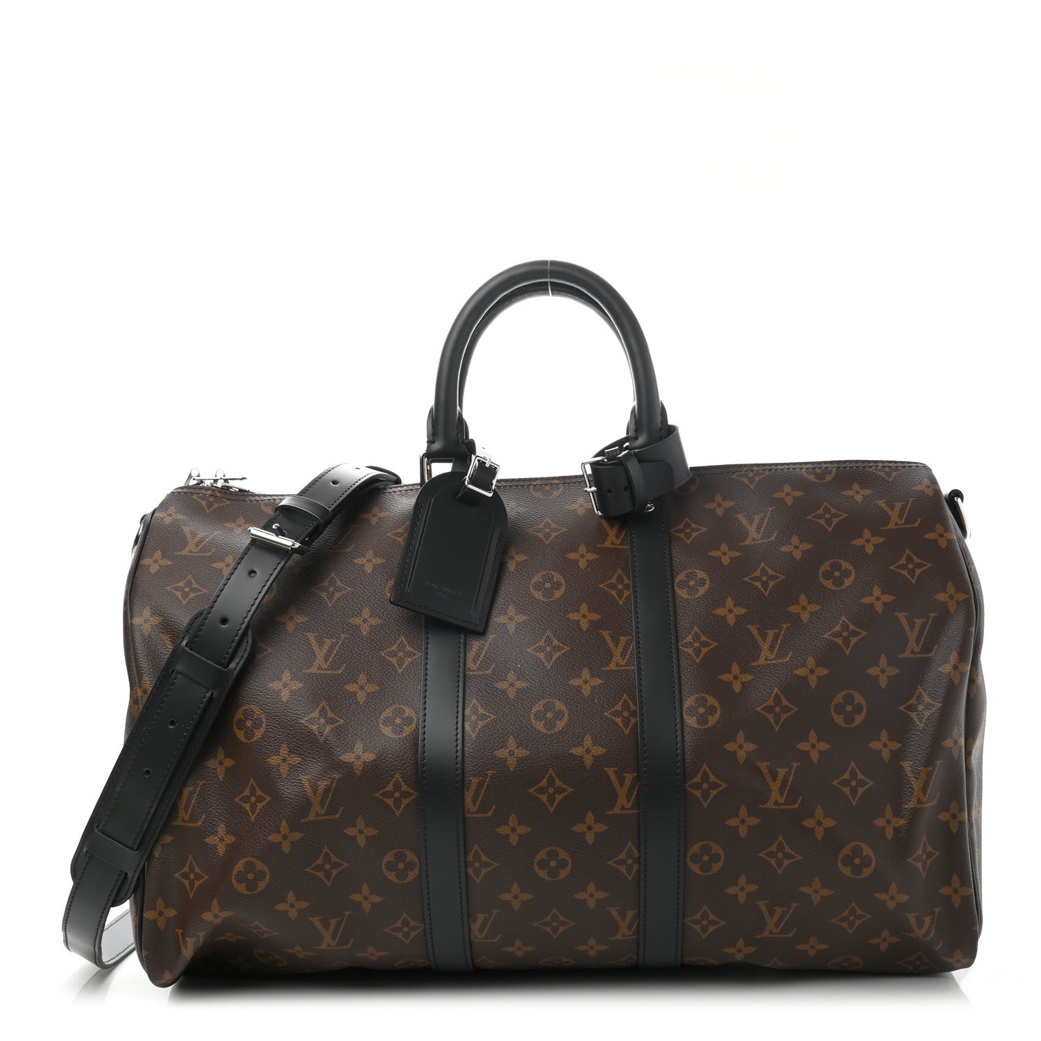 Louis Vuitton Monogram Macassar Keepall Bandouliere 45 1 of 8