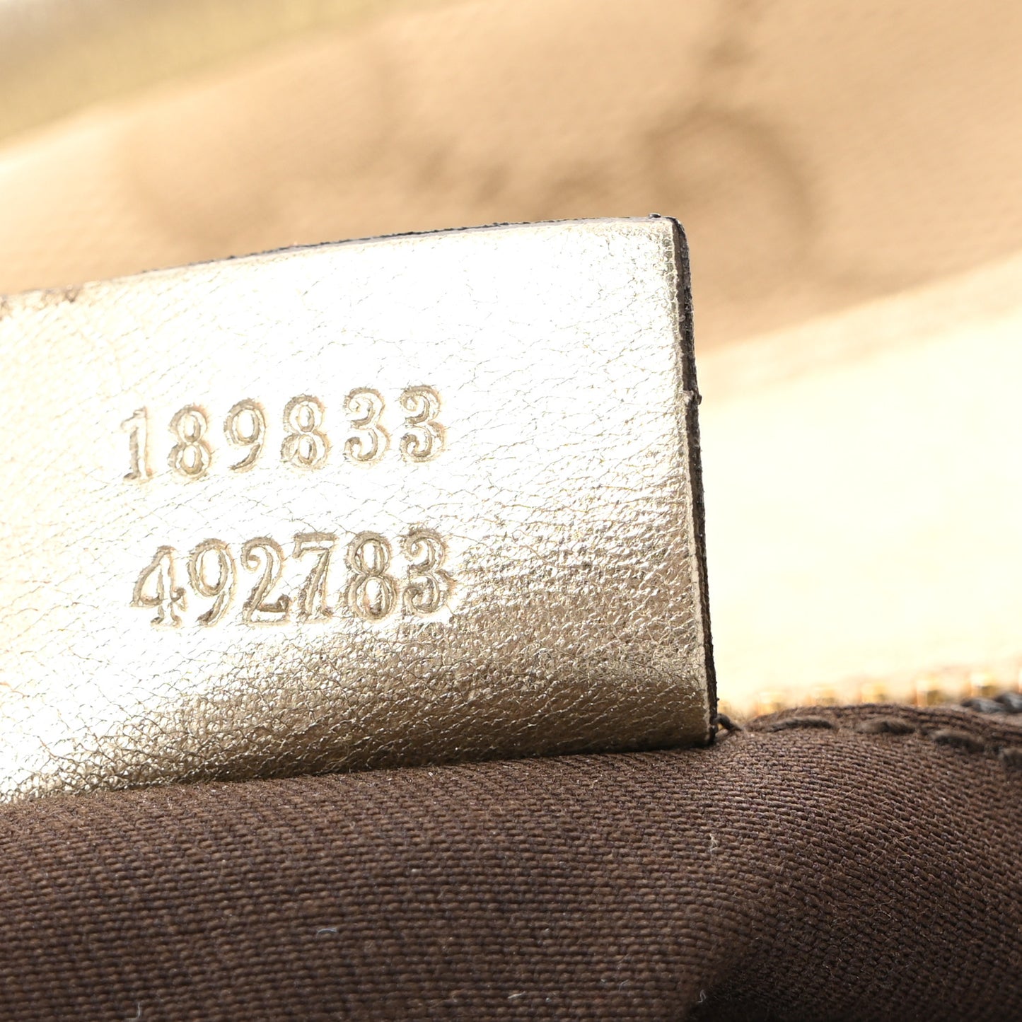 Monogram Large D Gold Hobo Gold