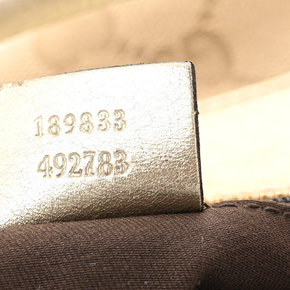 Gucci Monogram Large D Gold Hobo Gold 7 of 13