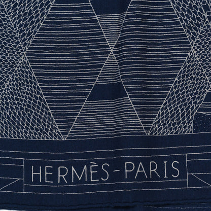 Hermes Cashmere Silk Patchwork Horse Shawl 140 2 of 4