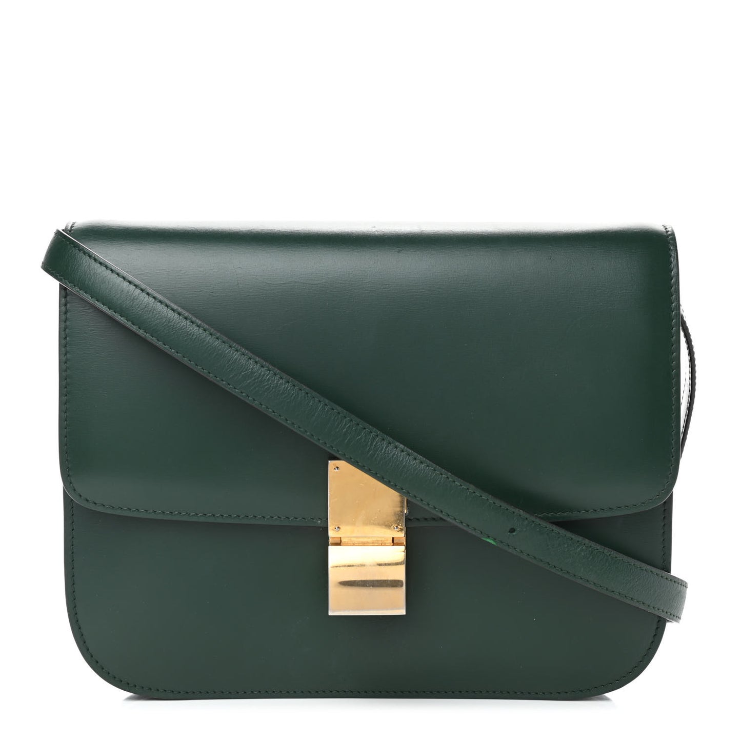 Box Calfskin Classic Box Medium Flap Bag Amazone