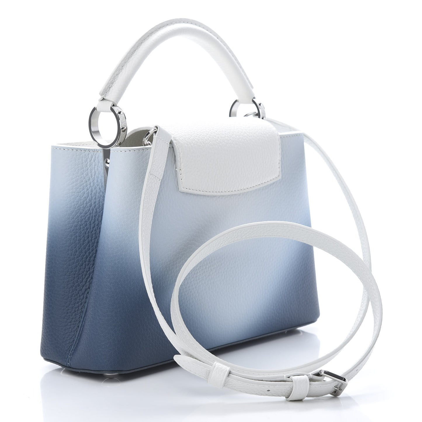 Taurillon Gradient Capucines BB Denim Blue