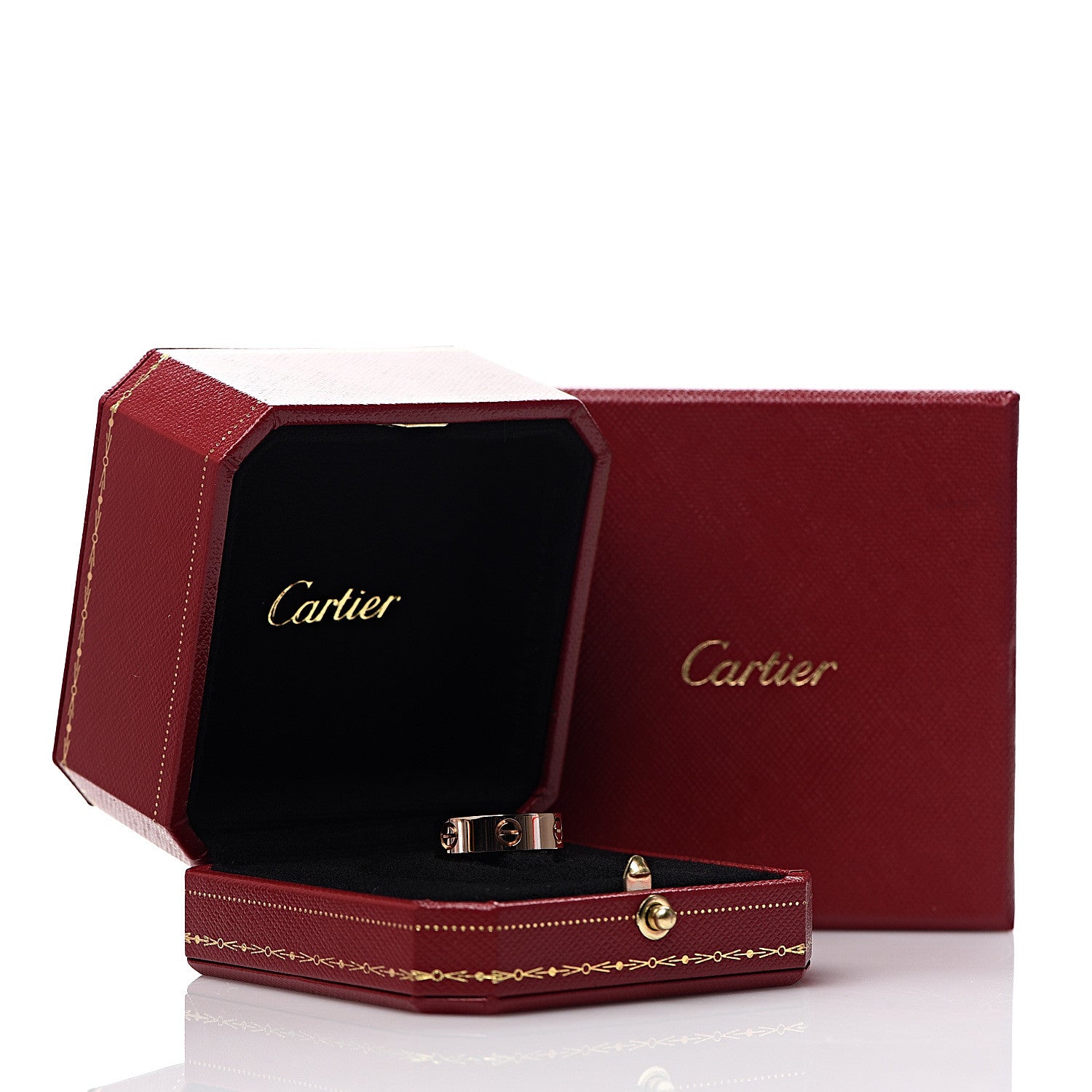 Cartier 18K Pink Gold 5.5mm LOVE Ring 53 6.25 4 of 5