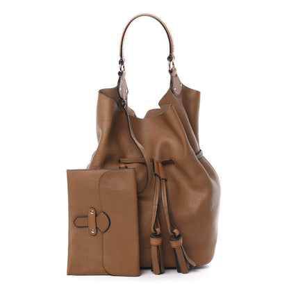 Burberry Grainy Calfskin Large Ashby Hobo Sand 1 of 14