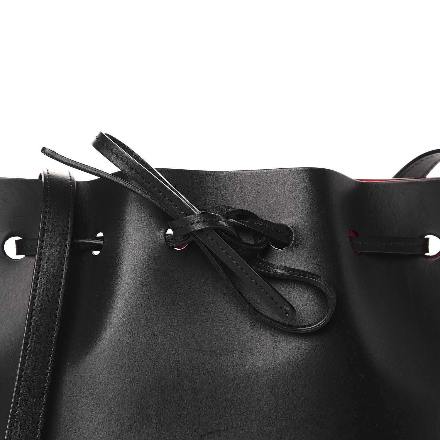 Mansur Gavriel Calfskin Mini Bucket Bag Black Flamma 20 of 20