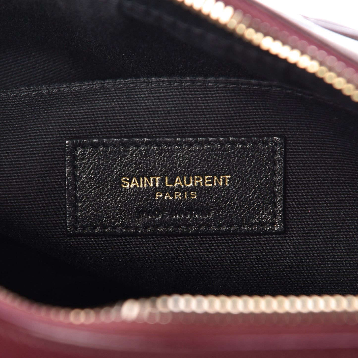 Calfskin Matelasse Monogram Lou Camera Bag Dark Legion Red