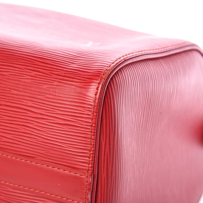 Louis Vuitton Epi Speedy 25 Castillan Red 12 of 13