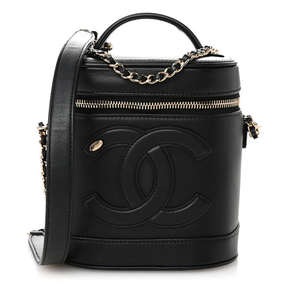 Chanel Lambskin Timeless Vanity Cosmetic Case Black 1 of 11