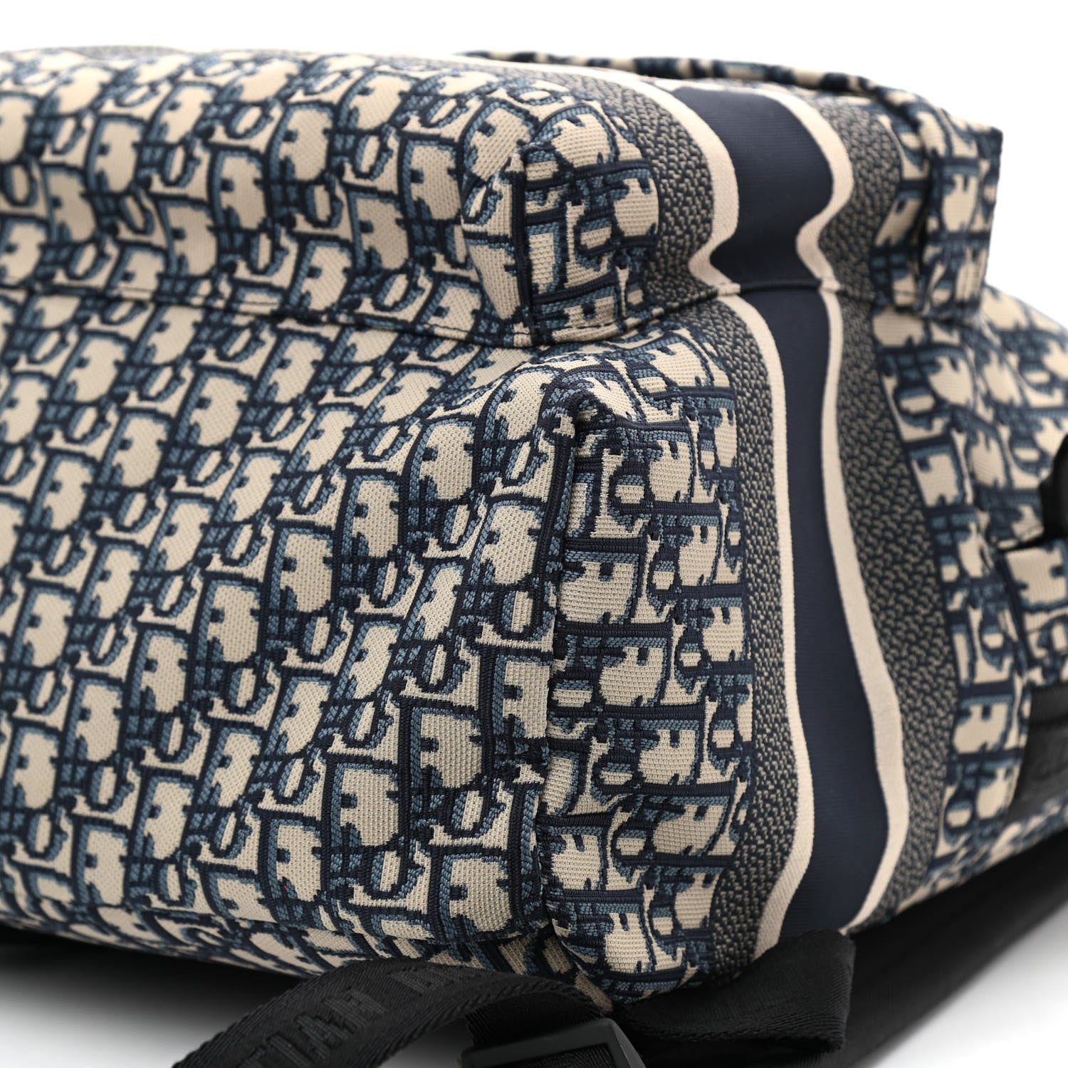 Christian Dior Oblique Diortravel Backpack Blue 9 of 9