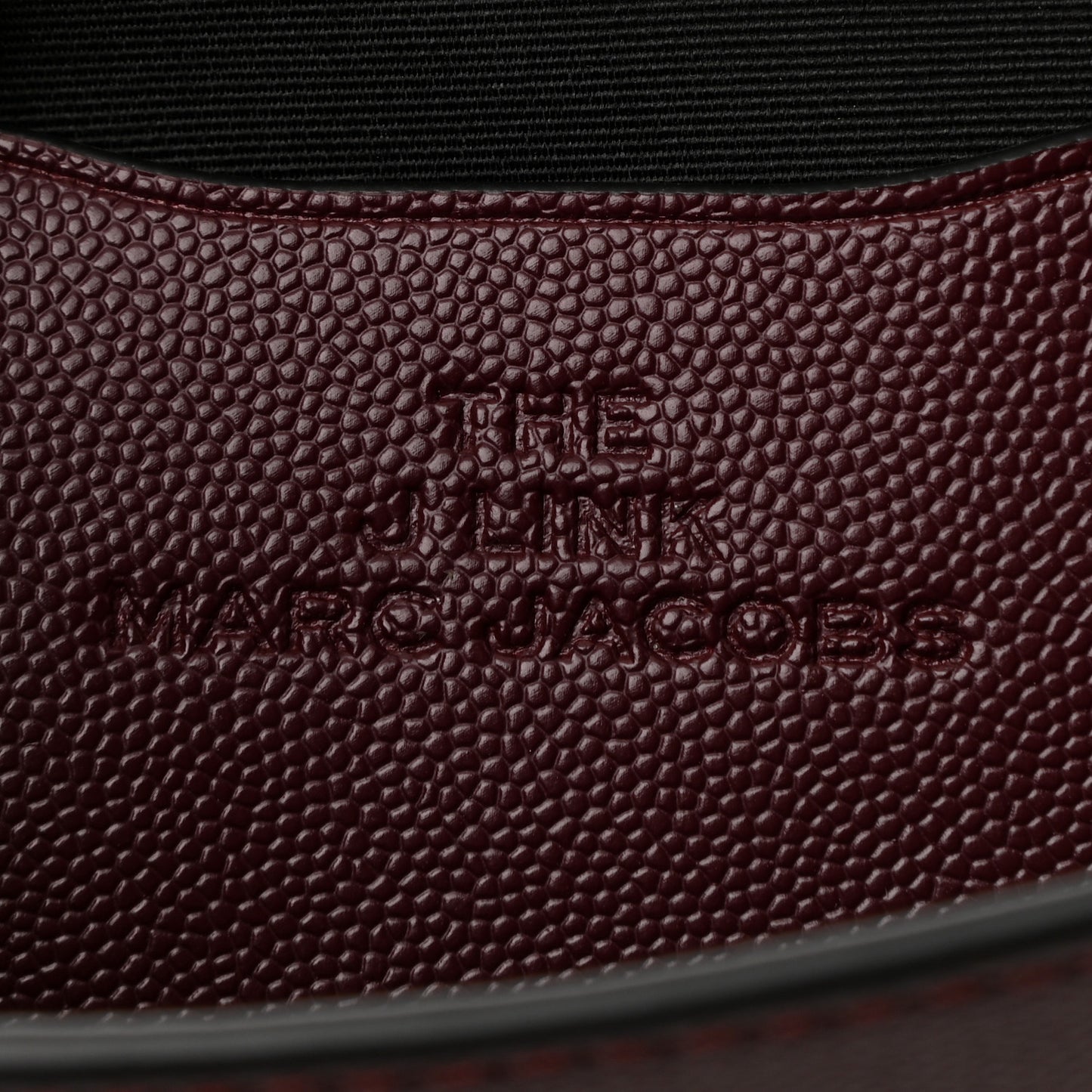 Textured Calfskin The J Link Shoulder Bag Burgundy
