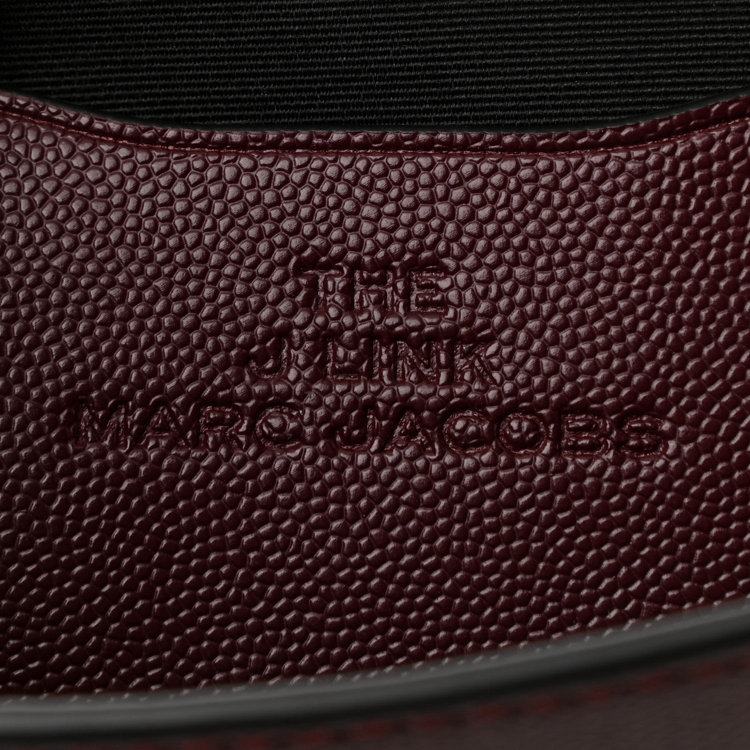 Marc Jacobs Textured Calfskin The J Link Shoulder Bag Burgundy 6 of 11