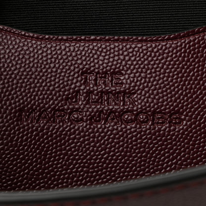 Marc Jacobs Textured Calfskin The J Link Shoulder Bag Burgundy 6 of 11