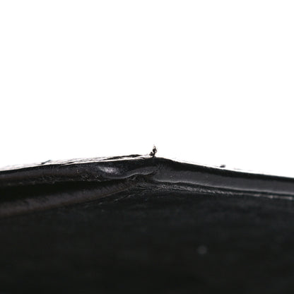 Chanel Aged Calfskin Quilted Cambon Yen Wallet Black 14 of 17