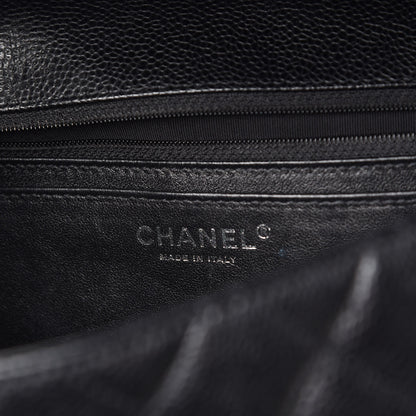 Chanel Caviar Quilted Maxi Single Flap Black 6 of 11