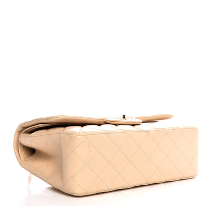 Chanel Lambskin Quilted Jumbo Double Flap Beige Clair 4 of 7