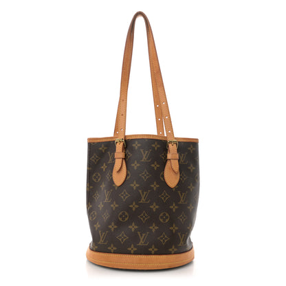 Louis Vuitton LOUIS VUITTON Monogram Petit Bucket 23 1 of 15