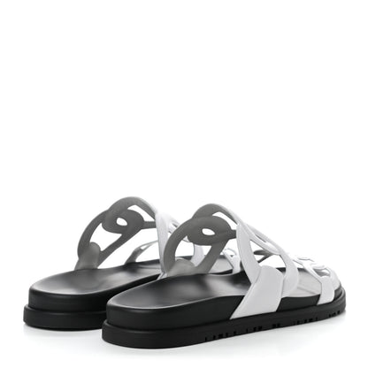 Hermes Nappa Extra Sandals 39 White 4 of 8