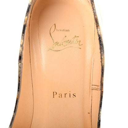 Christian Louboutin Patent Vernis Mouchete So Kate 120 Pumps 39.5 Black 7 of 10