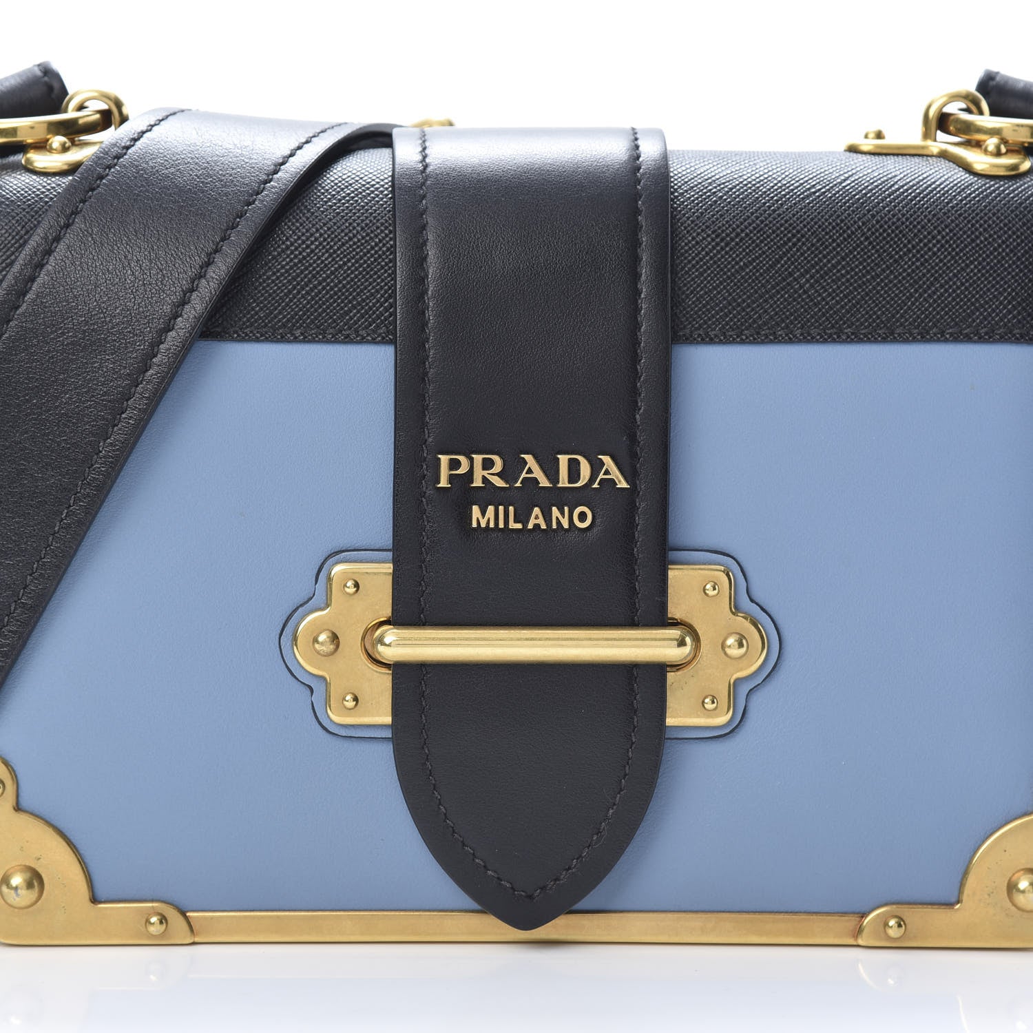 Prada City Calf Saffiano Cahier Bag Astrale Black 8 of 10