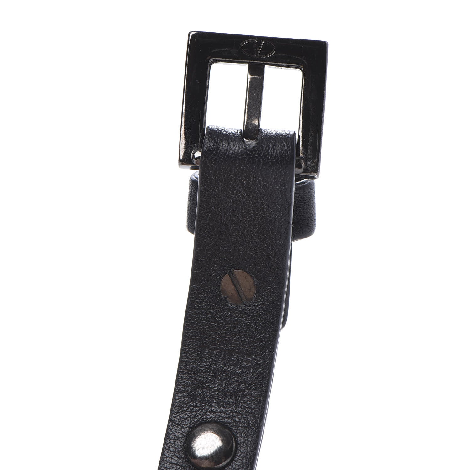 Valentino Garavani Vitello Rockstud Bracelet Black 3 of 3