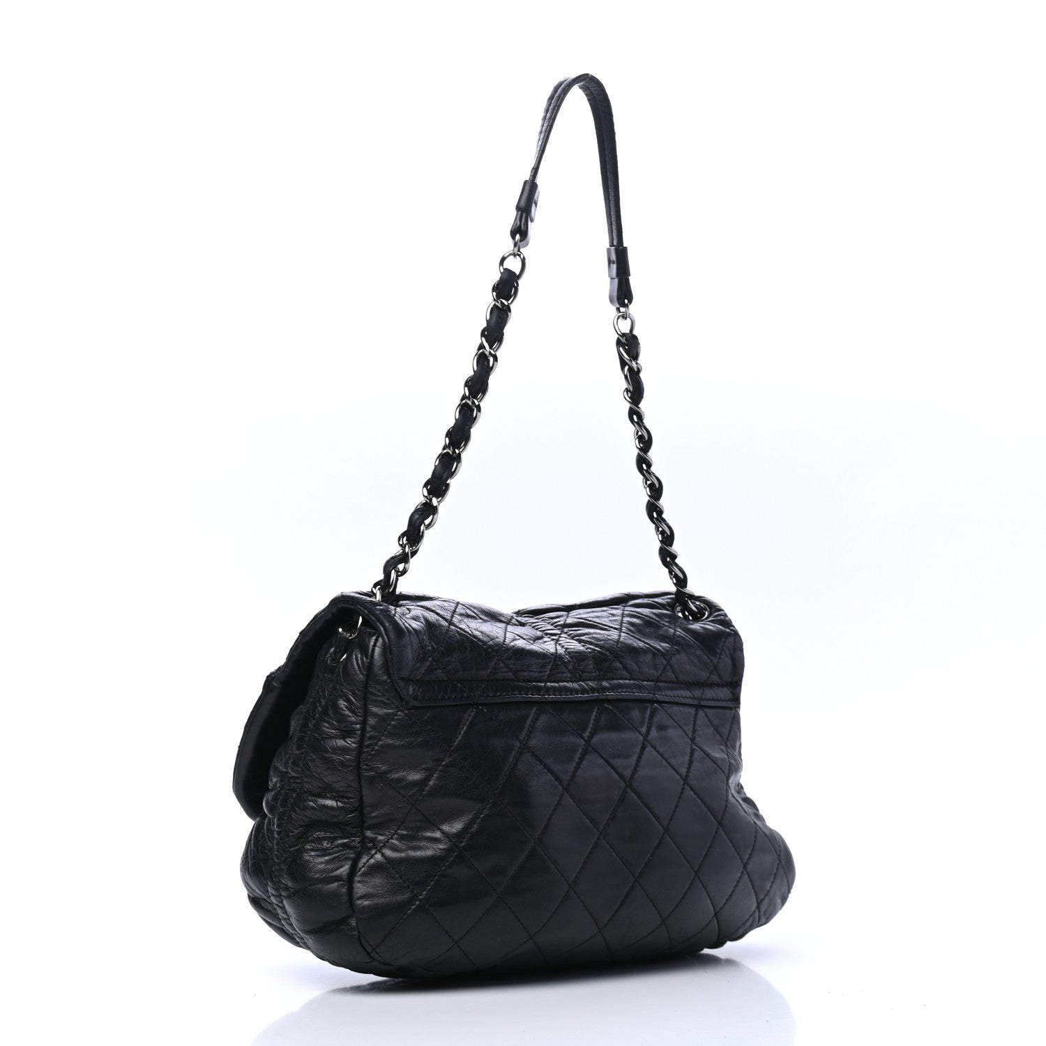 Chanel Lambskin Quilted Small Sharpei Flap Black 2 of 6