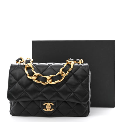 Chanel Lambskin Quilted Large CC Funky Town Flap Black 11 of 11