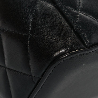 Chanel Lambskin Quilted Small Top Handle Vanity Case With Chain Black 11 of 14
