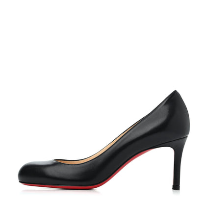 Christian Louboutin Shiny Nappa Simple 70 Pumps 35 Black 1 of 4