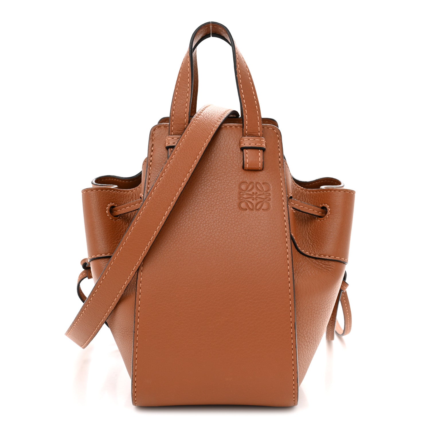 Loewe Calfskin Mini Hammock Shoulder Bag Tan 1 of 9
