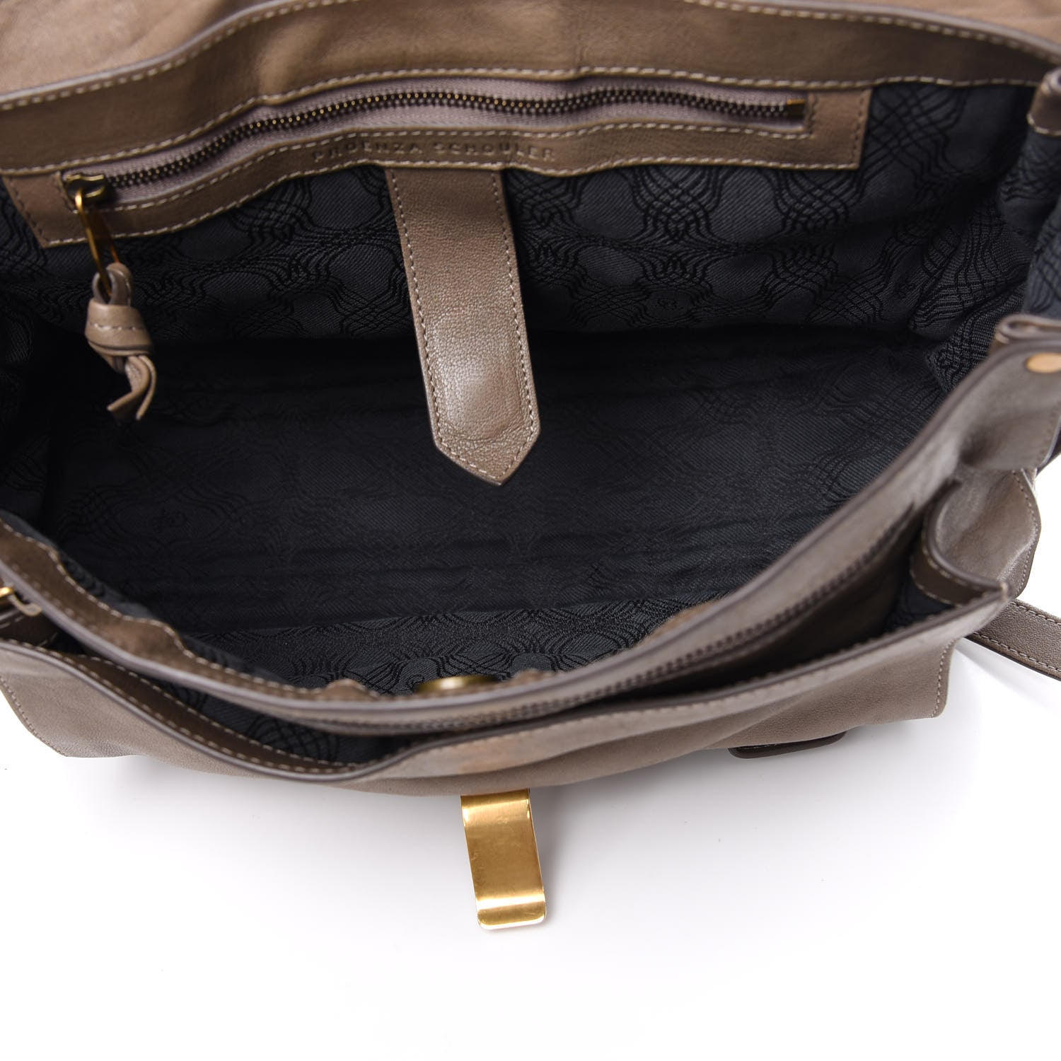 Proenza Schouler Lambskin Medium PS1 Satchel Smoke 5 of 11