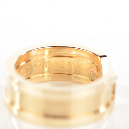 Cartier 18K Yellow Gold Diamond 7mm C De Ring 47 4 5 of 6