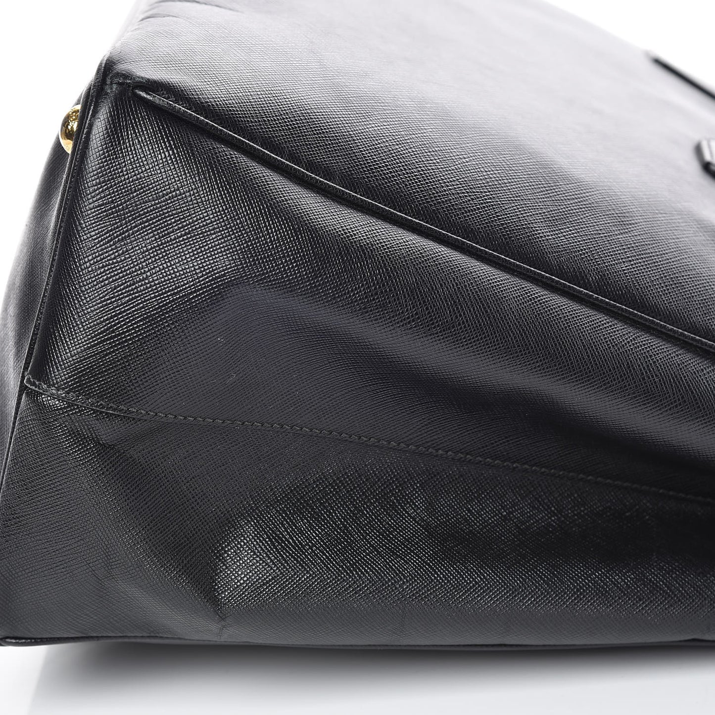 Saffiano Lux Large Tote Black