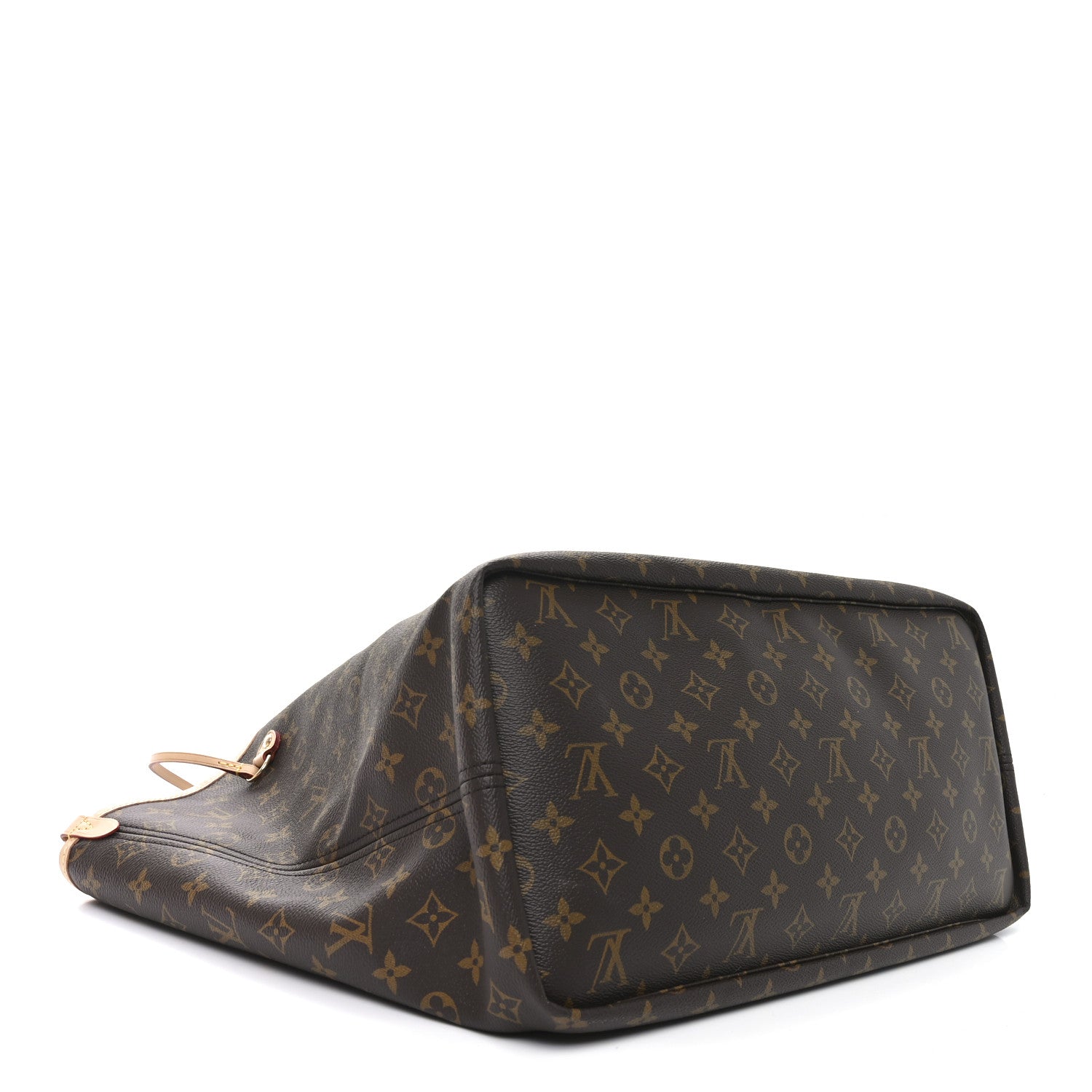 Louis Vuitton Monogram Stamped Inside Out Neverfull Bandouliere GM Beige 4 of 9