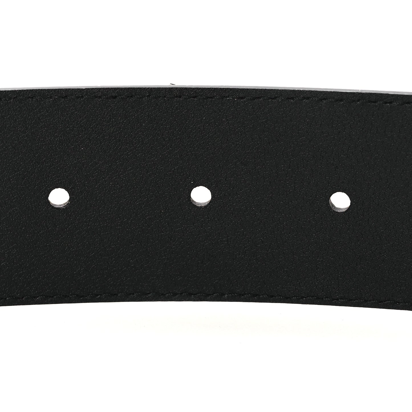 Textured Calfskin Double G 40mm Belt 80 32 Black