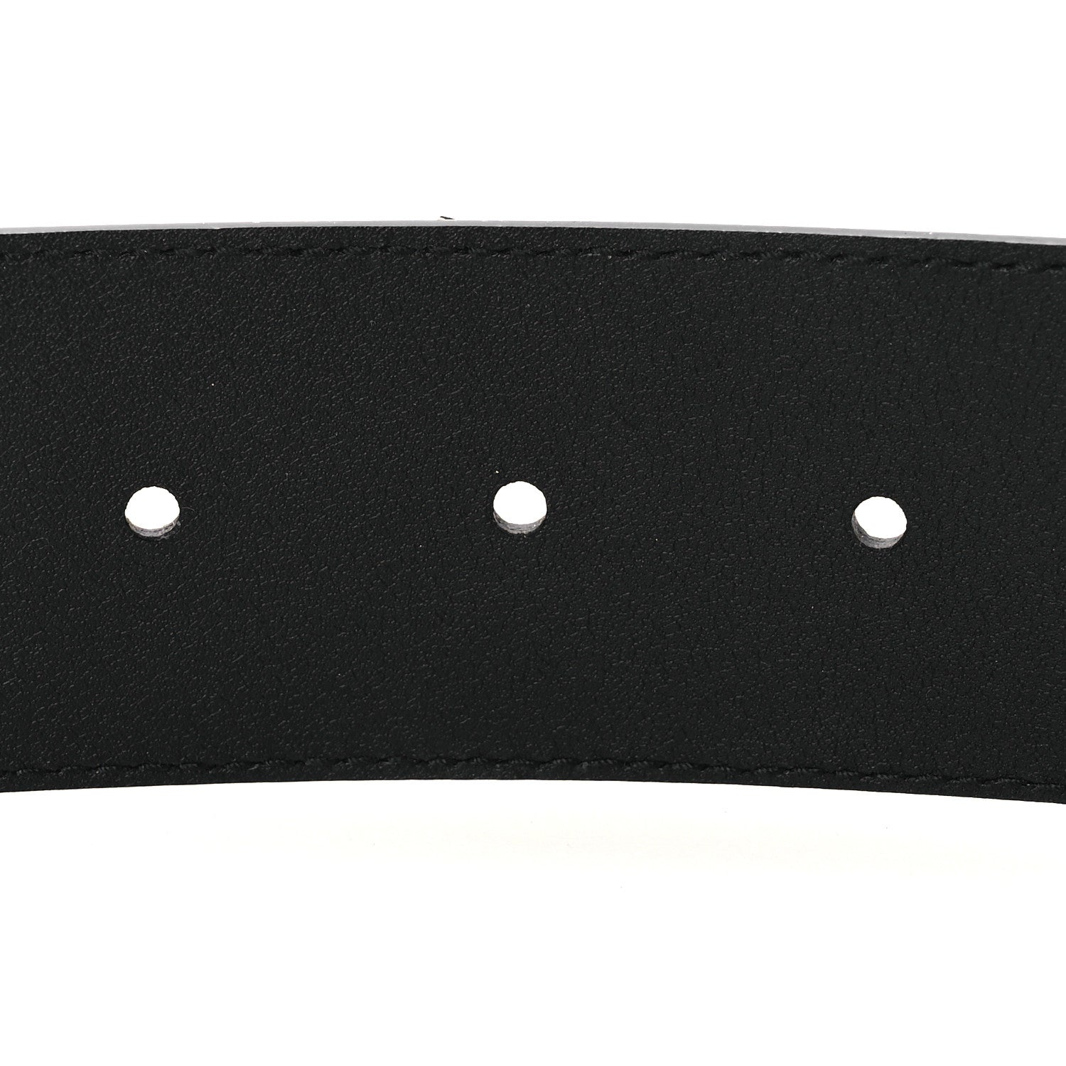 Gucci Textured Calfskin Double G 40mm Belt 80 32 Black 4 of 7