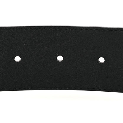 Gucci Textured Calfskin Double G 40mm Belt 80 32 Black 4 of 7